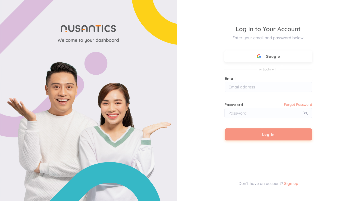 Nusantics Dashboard